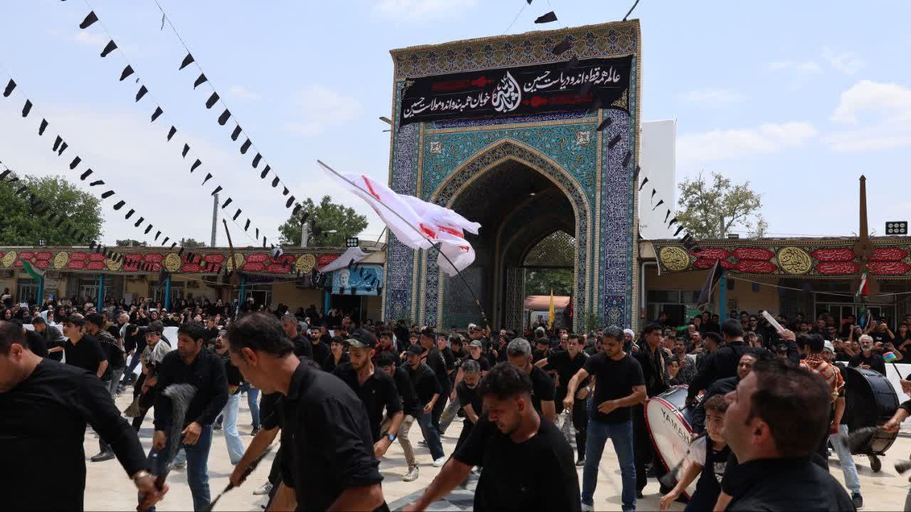 اجتماع باشکوه عاشقان حسینی در مسیر امامزاده یحیی بن زید (ع)