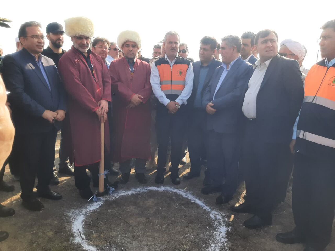 آغاز ساخت یک پاسگاه در گنبدکاووس
