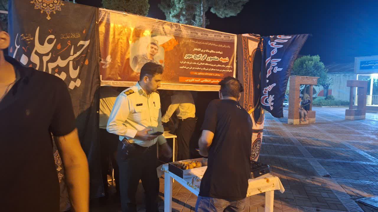 برپایی موکب شهدای انتظامی بیاد شهید منصور گرگیج مهر