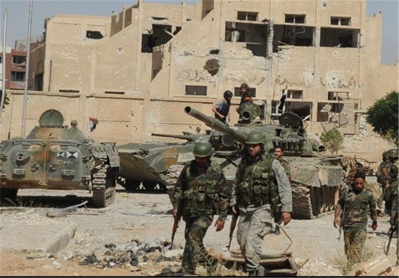 عملیات زمینی ارتش سوریه در محور «حرستا و النشابیه» آغاز شد