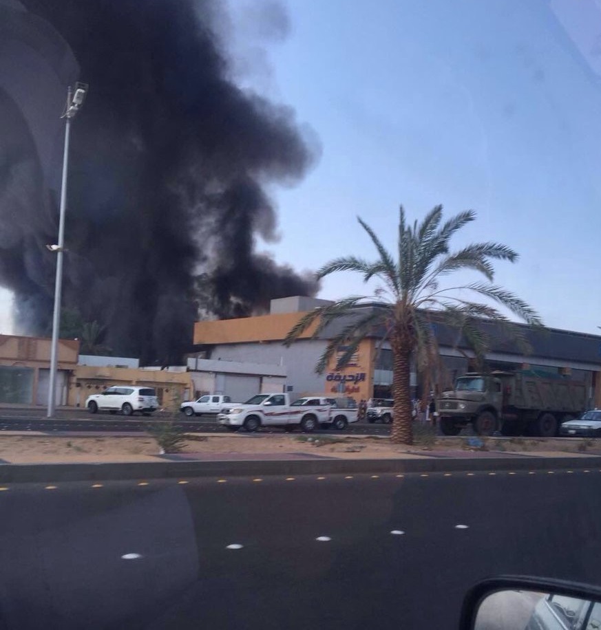 حمله هوایی ارتش یمن به سکوی شرکت نفتی آرامکوی عربستان