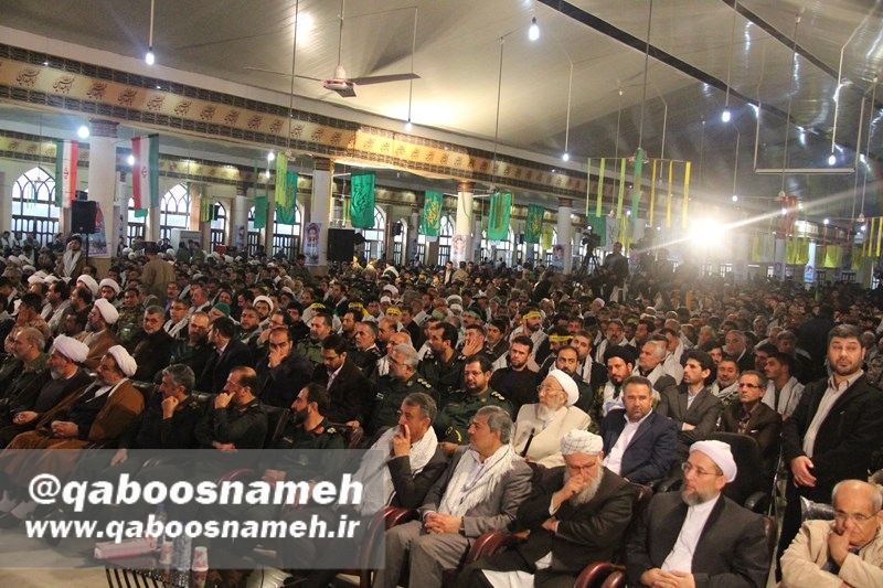 حاشیه های تصویری از کنگره 15 هزار نفری رزمندگان گلستان در گنبد(1)