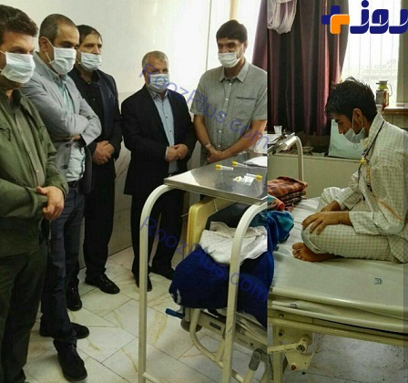 پسر بهزاد غلامپور در بيمارستان بستري شد+عکس 