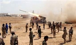 انهدام چندین پایگاه سعودی در حملات توپخانه‌ای و موشکی ارتش یمن