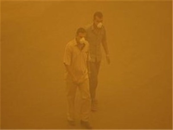 طوفان گرد و غبار، و نفس تنگی مردم خوزستان
