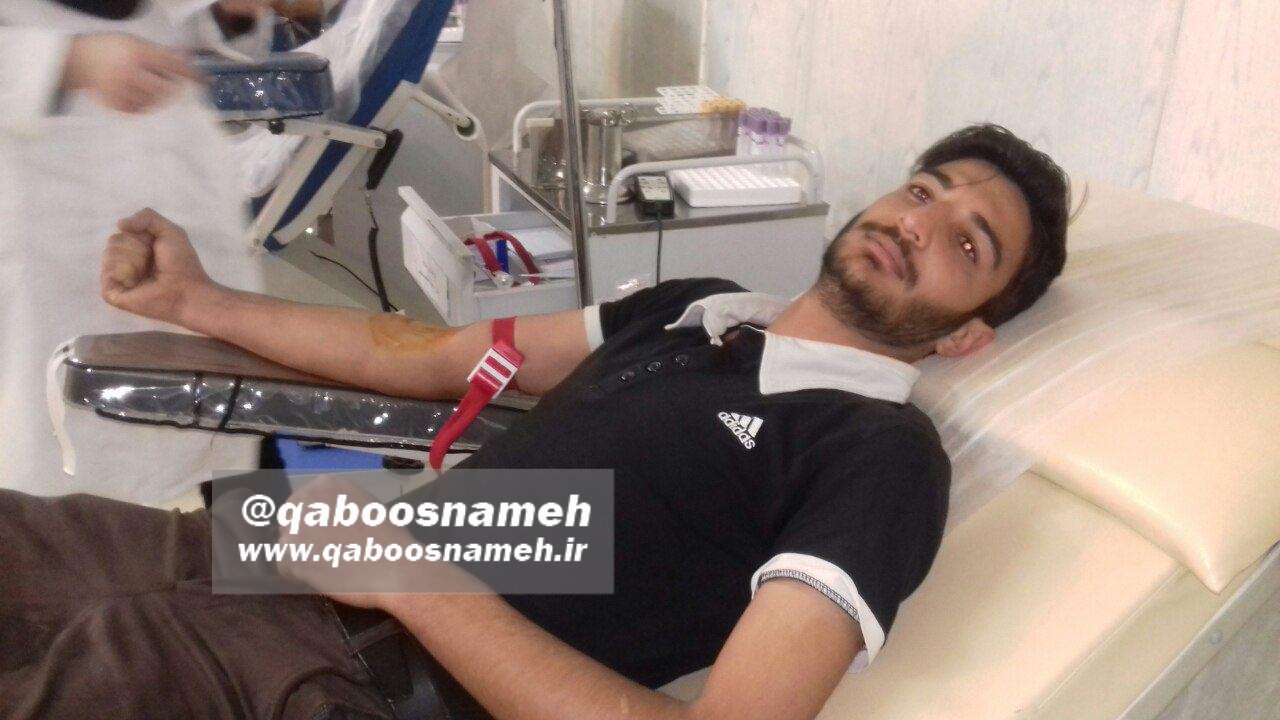 اهدای خون دانشجویان بسیجی دانشگاه گنبد به نیازمندان/تصاویر