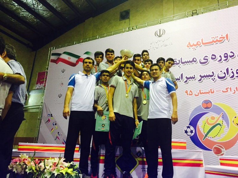 دانش آموزان گنبدی فاتح سکوی مسابقات قهرمانی والیبال کشور شدند 