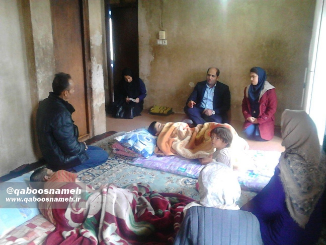 بازدید رئیس بهزیستی از روستایی با 60 معلول در گنبد