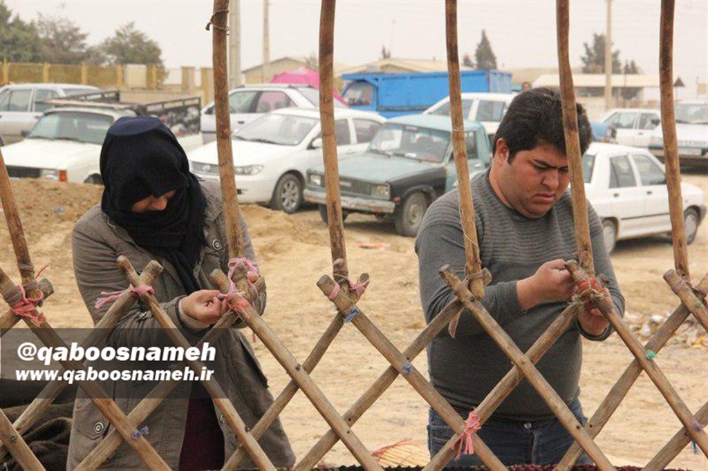 "آلاچیق ترکمنی" خانه ای از جنس هویت و فرهنگ/تصاویر