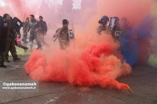 عملیات مبارزه با ناآرامی ها و اغتشاشات در گنبدکاووس/تصاویر