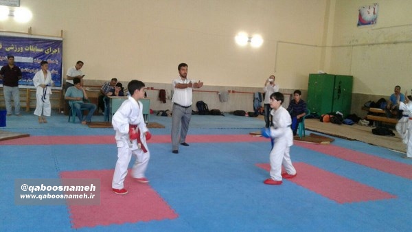 مسابقات انتخابی کاراته بسیج شهرستان گنبدکاووس/ تصاویر