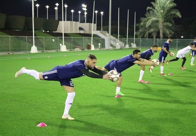 برگزاری اولین تمرین تیم ملی فوتبال در قطر