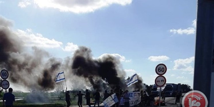 تظاهرات صد‌ها صهیونیست در قدس اشغالی علیه «بنیامین نتانیاهو»