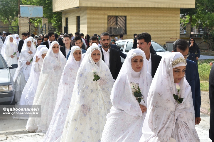 مراسم ازدواج آسان 40 زوج گلستانی در گنبدکاووس/تصاویر