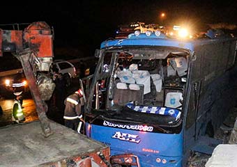 شناسایی اجساد حادثه واژگونی اتوبوس در سوادکوه به اتمام رسید 